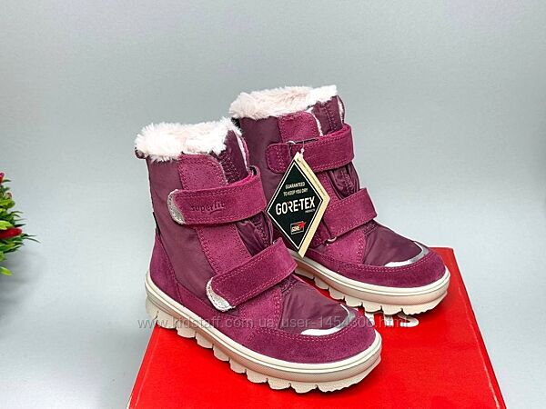 Шкіряні черевики Superfit Flavia Gore-Tex 29р дитячі ботінки чоботи