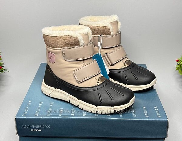 Дитячі зимові черевики Geox Flexyper 36 р  чоботи дутики на дівчинку