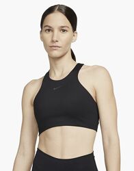 Чорний оригінальний топ, бра для занять спортом nike dri-fit