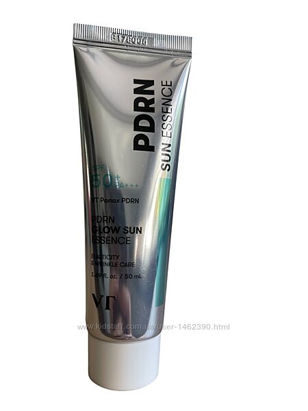 Сонцезахисна есенція з PDRN VT PDRN Glow Sun Essence SPF 50