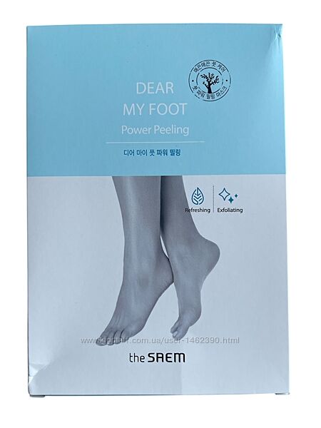 Пілінг-носочки для ніг The Saem Dear My Foot Power Peeling