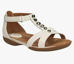 Отличные кожаные босоножки сандалии Clarks 25 см
