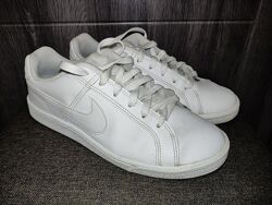 Кожаные белые кеды Nike стелька 25,5 см