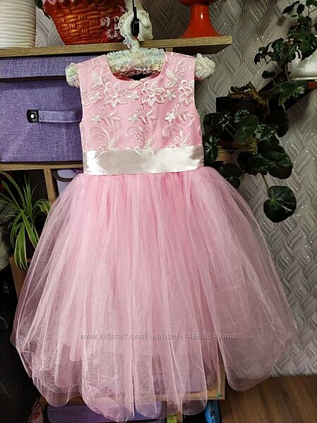 Святкова, бальна сукня, плаття на свято, випуск для дівчинки 5-6 р