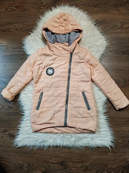 Стильна, подоженна, демісезонна куртка для дівчинки 9-10 р