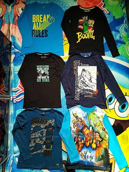 Стильний, брендовий лонгслів, реглан, кофта для хлопчика 11-12 р