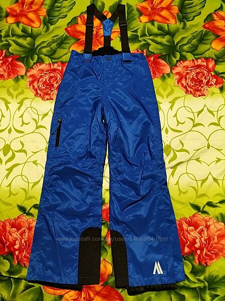 Фірмові, лижні штани для дівчинки чи хлопчика 9-10 р-Crivit