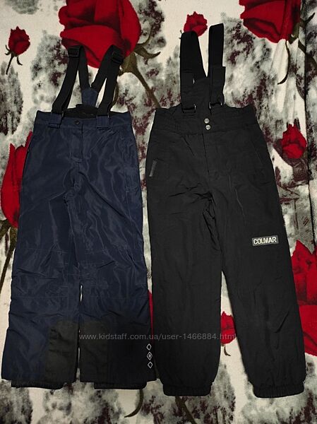 Брендові, лижні штани унісекс для дівчинки чи хлопчика 7-9 р-Alive