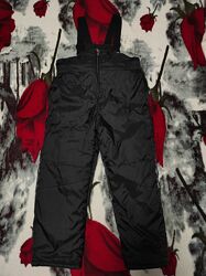 Зимові, лижні штани, полукомбінезон для дівчинки чи хлопчика 9-10 р