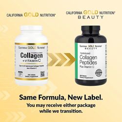 California Gold Nutrition пептиди гідролізованого колагену типів 1 3 250 ві