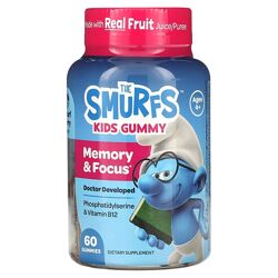 60 The Smurfs дитячі жувальні таблетки памяті концентрації дітей смак ягід