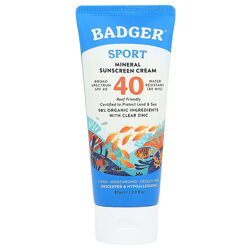 Badger Sport мінеральний сонцезахисний крем SPF 40 без ароматизаторів