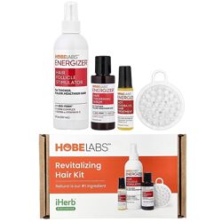 Hobe Labs, iHerb ексклюзивний набір для відновлення та росту волосся 4 шт