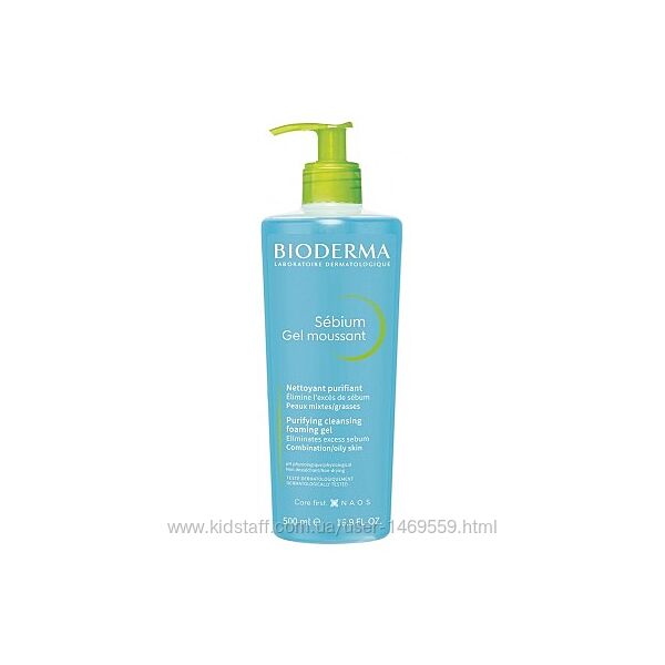 Bioderma, Очищувальний пінистий гель Sbium 500 мл