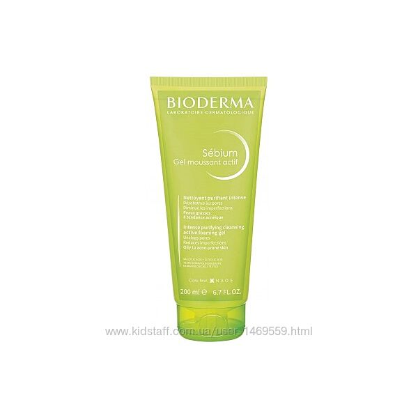 Гель Актив очищуючий Bioderma Sbium Gel moussant actif 200ml
