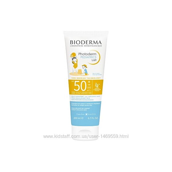 Bioderma Молочко Photoderm Pediatrics SPF50 200 мл