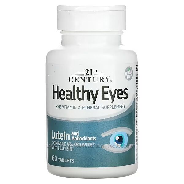 21st Century Healthy Eyes комплекс для здоровя очей із лютеїном 60 таблето