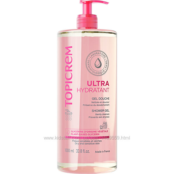 Topicrem ультразволожуючий гель для душу 1000 мл