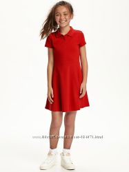 платье на 10-12 лет, с америк. сайта oldnavy Uniform Pique Polo Dress