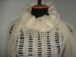 Джемпер молочный шерстяной