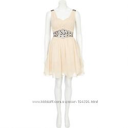 Вечернее шифоновое платье, 36р, S-M, 10, Riverisland