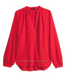 Блуза свободного покроя от H&M, 4-ка 42-44, светлая