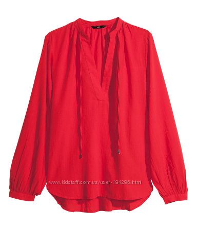 Блуза свободного покроя от H&M, 4-ка 42-44, светлая