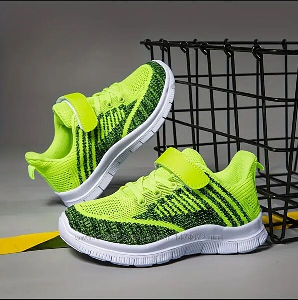 Кроссовки для мальчика Летние сетки кроссовки зеленые для подростка