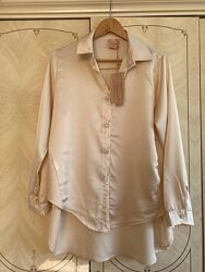 Сатинова блузка жіноча