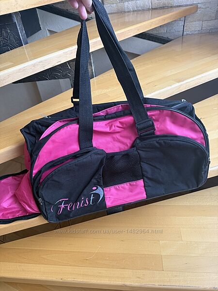 Сумка гимнастическая с отделом мяч для тренировок художественная гимнастика