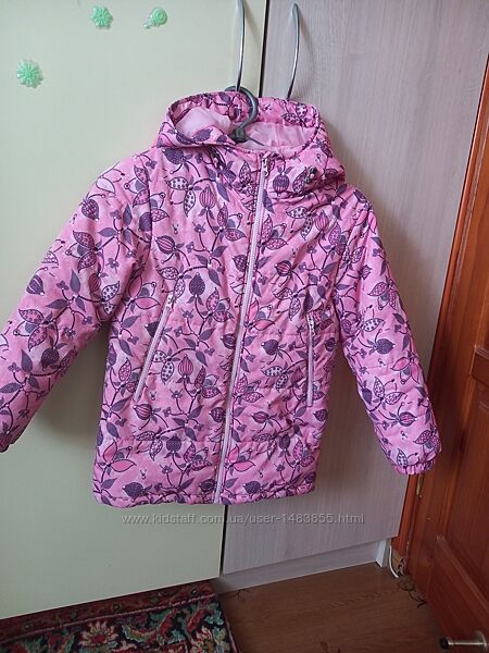 Куртка утеплена на 128-138см