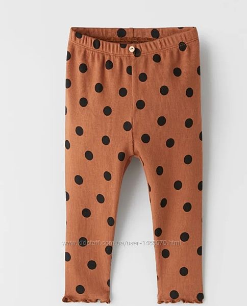 Трикотажные штанишки, лосинки для девочки от Zara Zara