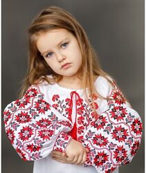 Вишита сорочка для дівчинки Черкащина