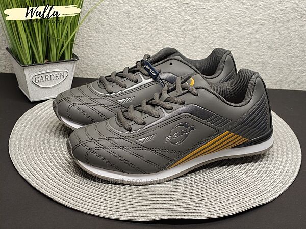 36-41р Bona Бона комбінована шкіра кросівки оригінали сірі підліткові