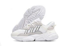 Женские кроссовки Adidas Ozweego. Рефлектив. White Grey