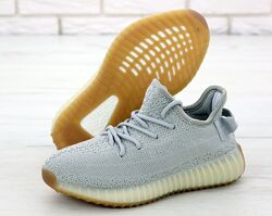 Мужские кроссовки Adidas Yeezy Boost 350. Адидас Изи. Grey