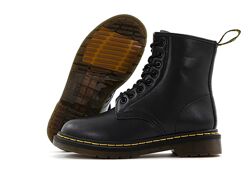 Зимние мужские ботинки Dr. Martens. Black. Ботинки Доктор Мартинс.