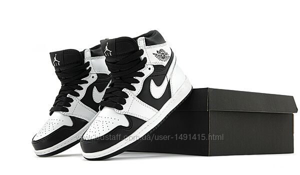 Зимние женские кроссовки ботинки Nike Jordan 1 Retro. С МЕХОМ. Найк Джордан