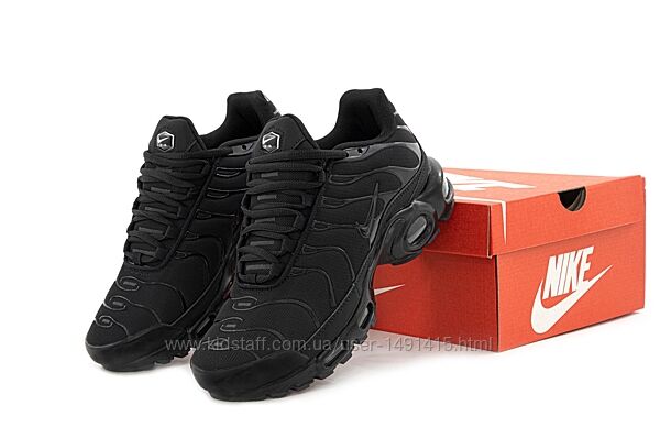 Мужские кроссовки Nike Air Max TN Plus. All Black. Унисекс