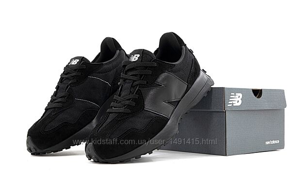 Мужские кроссовки New Balance 327. Black