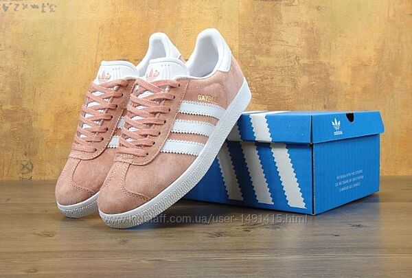 Женские кроссовки Adidas Gazelle. Pink