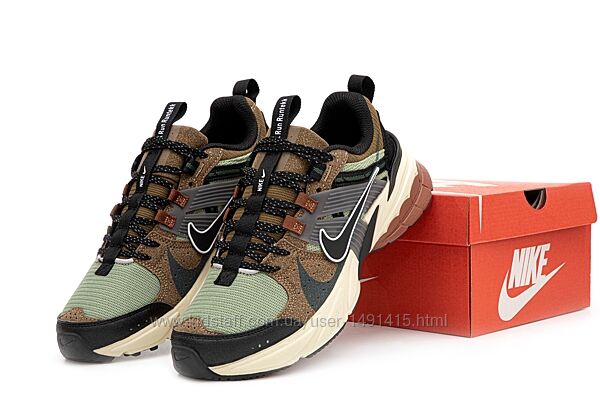 Мужские кроссовки Nike V2K Runtekk. Black Brown.