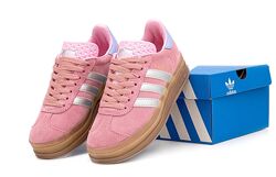 Женские кроссовки Adidas Gazelle Bold. Pink