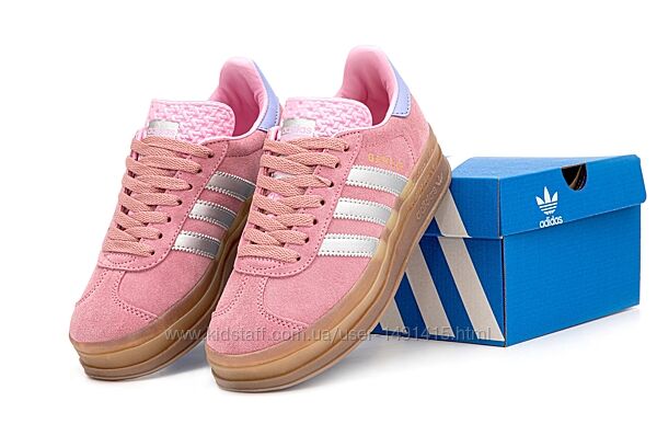 Женские кроссовки Adidas Gazelle Bold. Pink