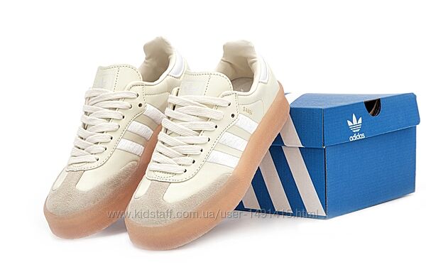Женские кроссовки Adidas Samba. Beige