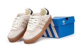 Женские кроссовки Adidas Samba. Grey Beige