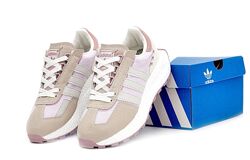 Женские кроссовки Adidas Retropy E5. Pink Grey