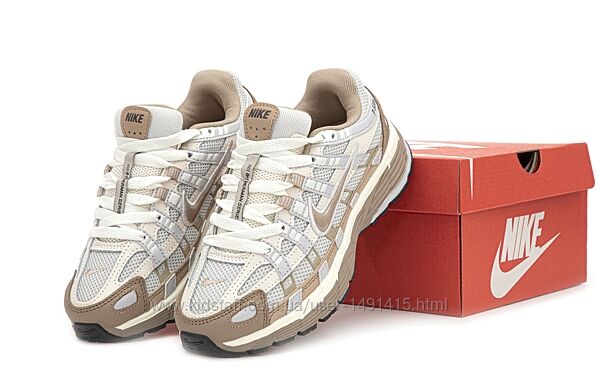 Мужские кроссовки Nike P-6000. White Beige. Унисекс