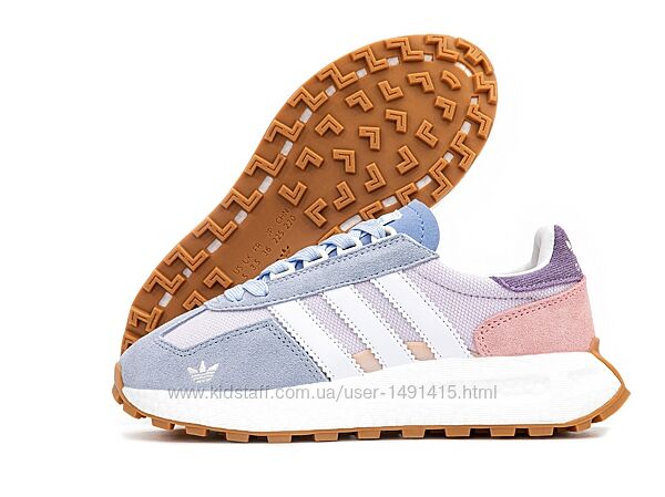 Женские кроссовки Adidas Retropy E5. Blue Pink Violet