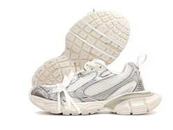 Женские кроссовки Balenciaga 3XL. White/Silver